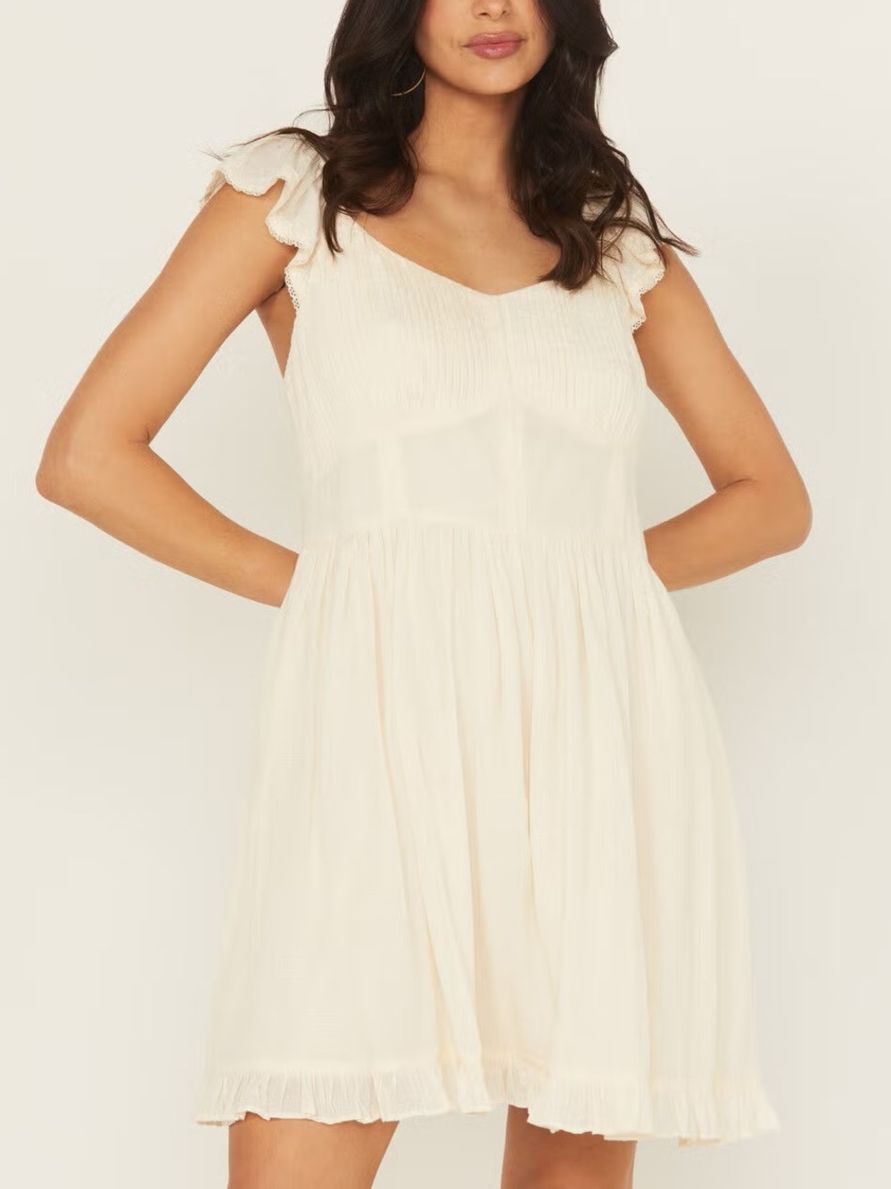NWT, SHYANNE WOMEN'S TIE-BACK MINI DRESS, Size L